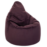 Luxury Velvet High Back Relaxing Bean Bag Chair
